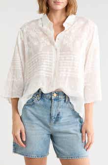 Embroidered Cotton Shirt