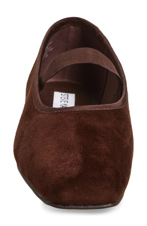 Steve Madden Reyana Mary Jane Ballet Flat In Brown