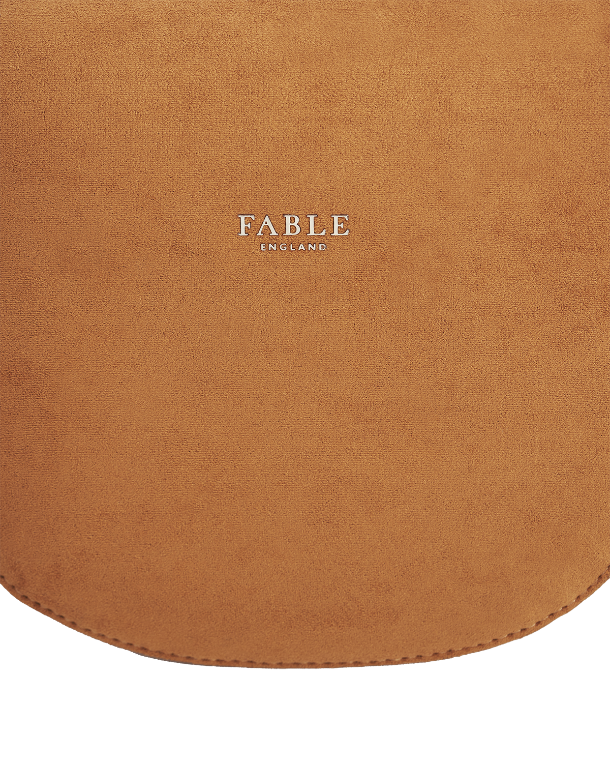 Fable England Floral Faux Suede Embroidered Saddle Purse, Alternate, color, Light/Pastel Brown