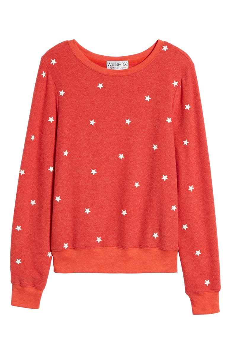 Wildfox Star Baggy Beach Pullover, Alternate, color, 