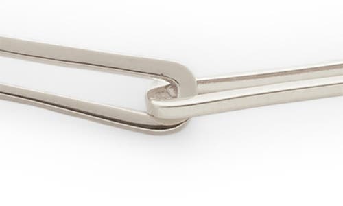 Monica Vinader Alta Long Link Necklace In Metallic