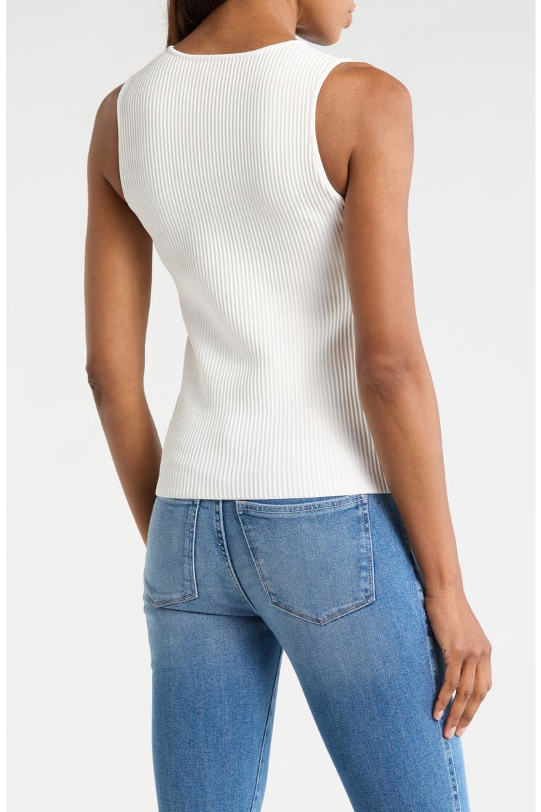 Ribbed Tank, Alternate, color, WHITE