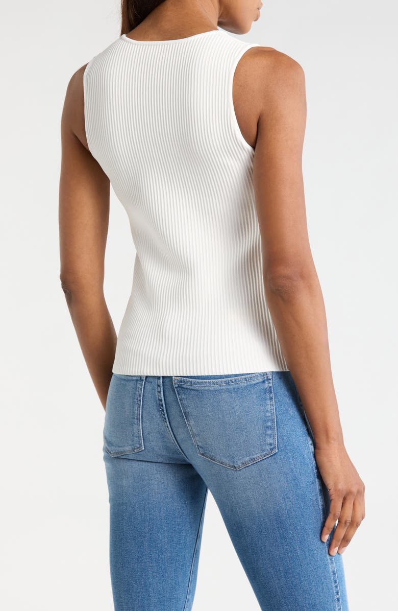 DL1961 Ribbed Tank, Alternate, color, White