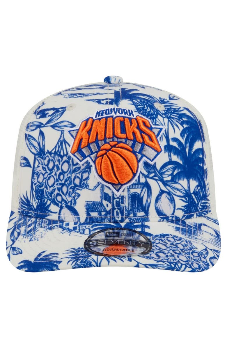 New Era Men's New Era White New York Knicks Lemon Tree 9SEVENTY Adjustable Hat, Alternate, color, White