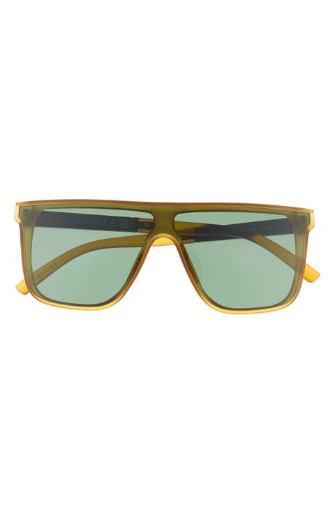 63mm Flat Top Sunglasses