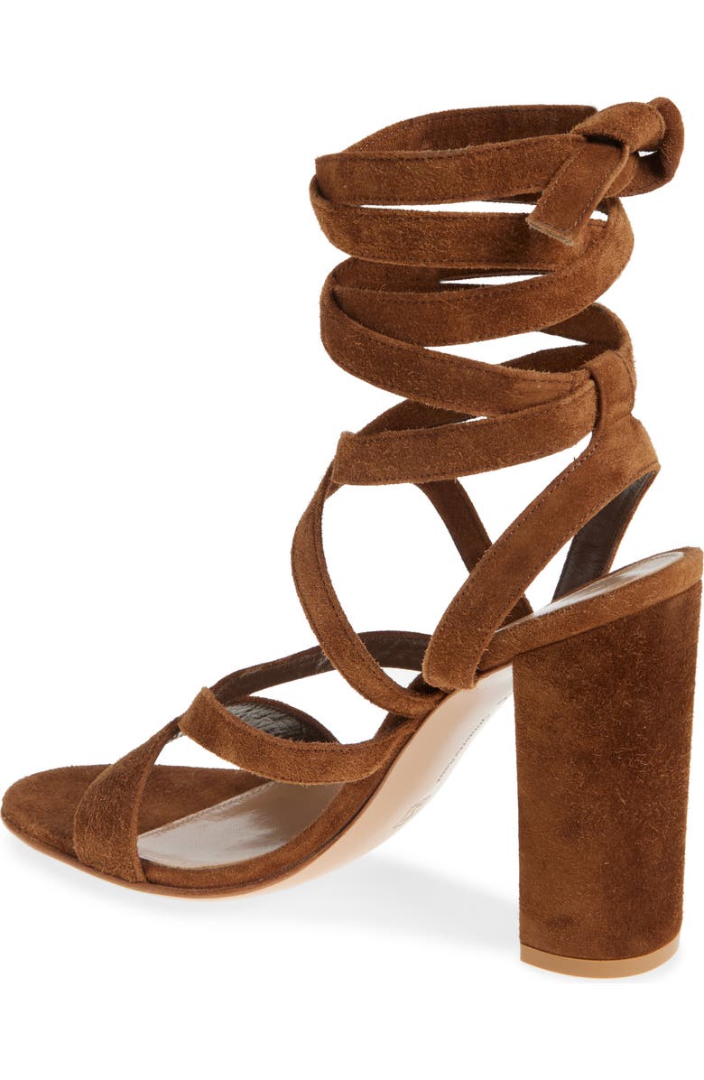 Gianvito Rossi Ankle Wrap Sandal, Alternate, color,