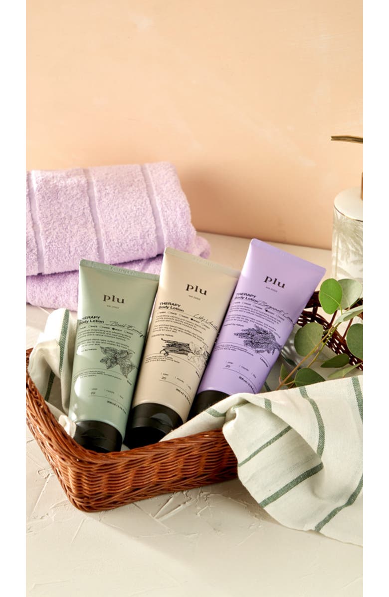 Plu Therapy Body Lotion Basil Eucalyptus, Alternate, color, NO COLOR
