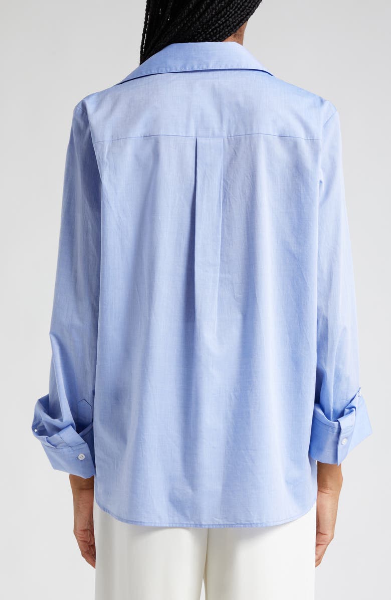 TWP The Boyfriend Oversize Cotton Chambray Shirt, Alternate, color,