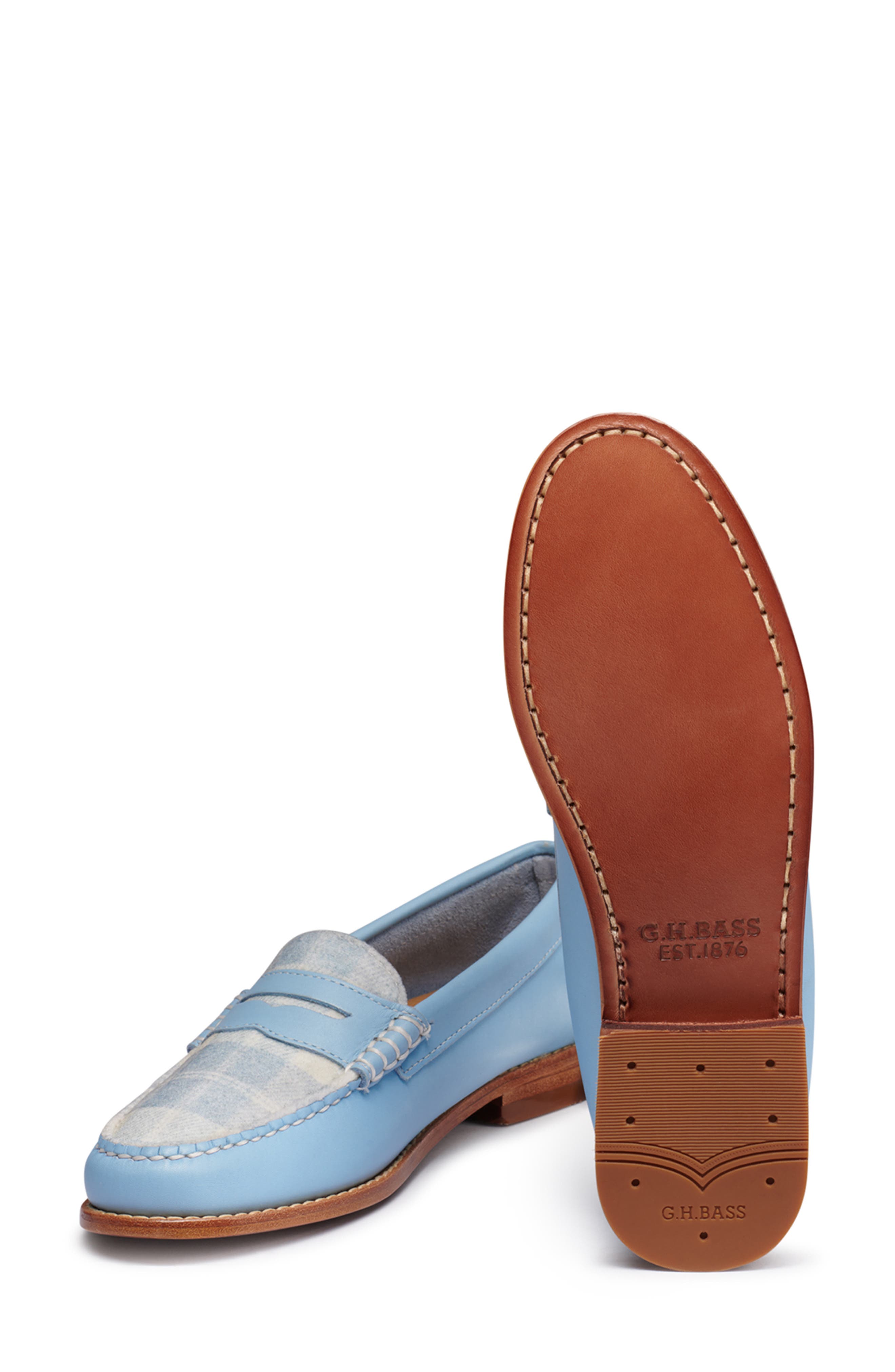 G.H.BASS Whitney Plaid Weejuns<sup>®</sup> Penny Loafer, Alternate, color, 