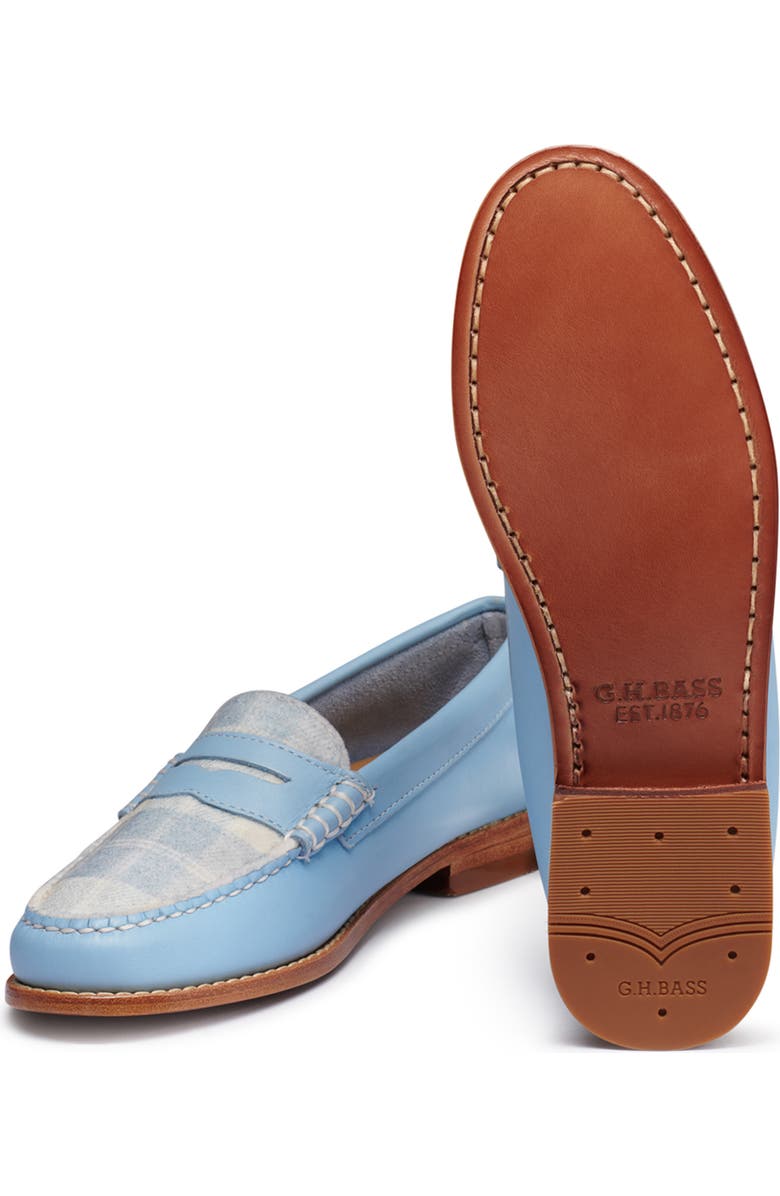 G.H.BASS Whitney Plaid Weejuns<sup>®</sup> Penny Loafer, Alternate, color,