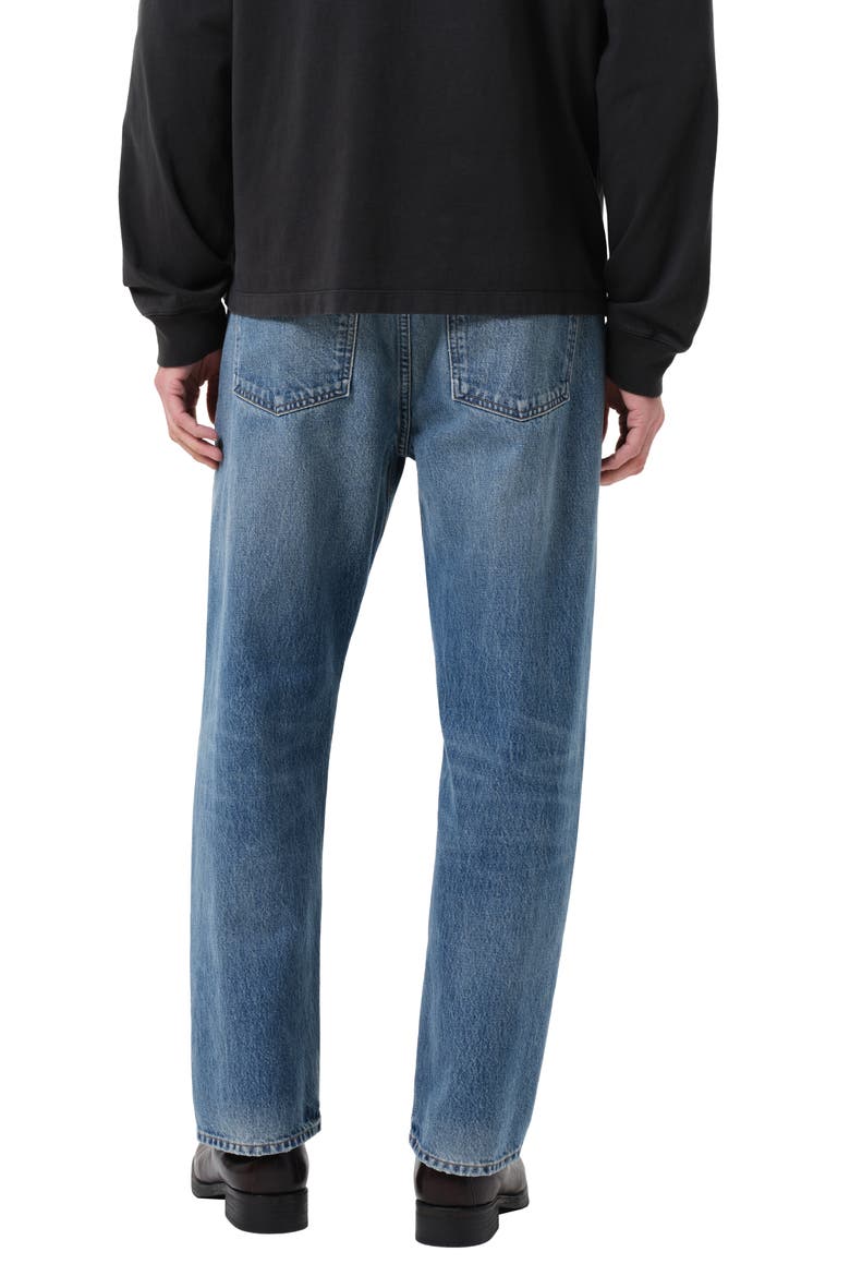 '90s Mid Rise Relaxed Straight Leg Jeans, Alternate, color, FRICTION