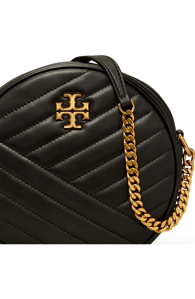 Tory Burch Kira Chevron Quilted Leather Circle Crossbody Bag, Alternate, color,