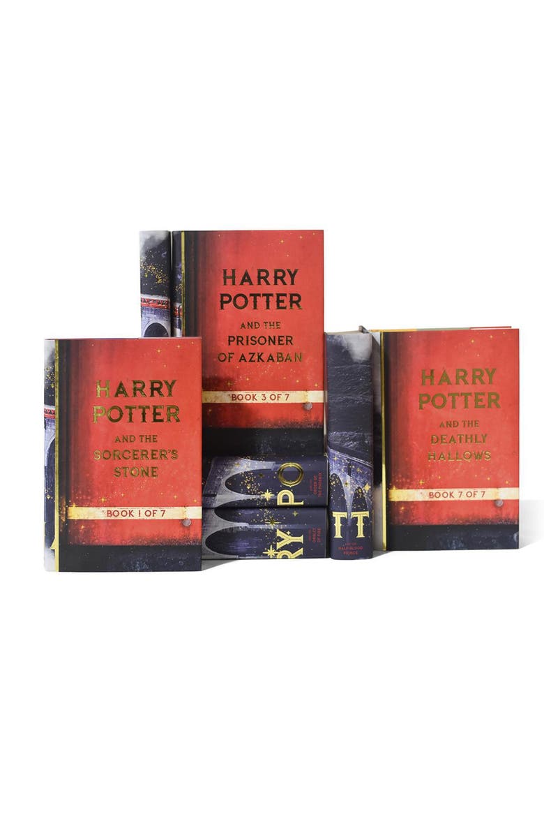 Juniper Books Harry Potter Train Book Set, Alternate, color, Black With Gold Foil
