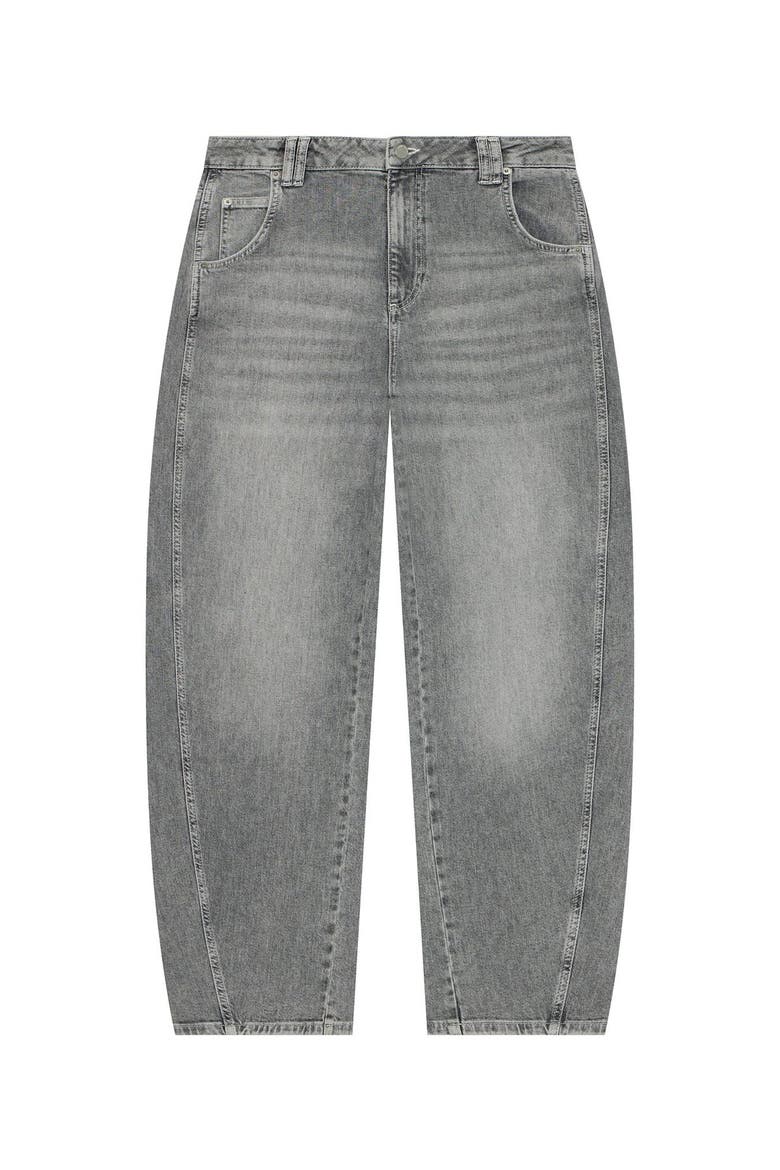 Relaxed Ultimate Full Length Barrel Jeans, Alternate, color, Grey