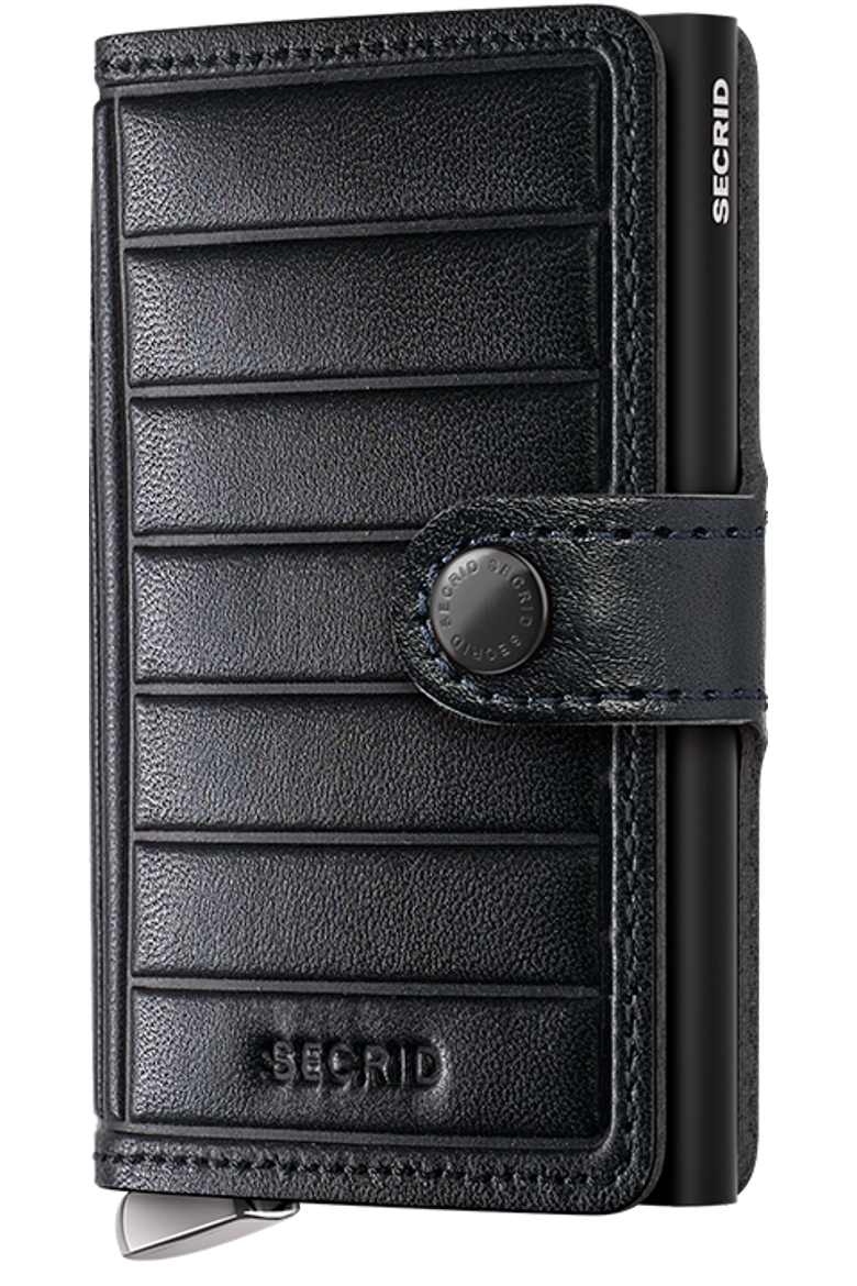 Premium Miniwallet+ Emboss Lines, Main, color, Black