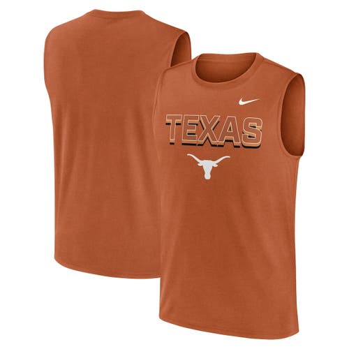 Nike Texas Orange Texas Longhorns Primetime Tricode Legend Performance Tank Top