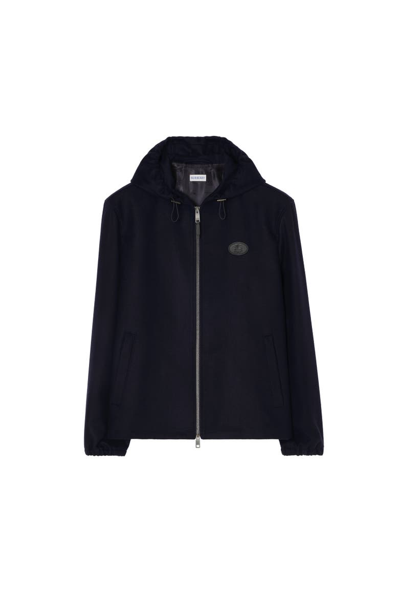 Cashmere Newport Hooded Jacket, Alternate, color, Navy