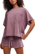 Free People Staycation Oversize Cotton Blend T-Shirt