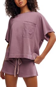Free People Staycation Oversize Cotton Blend T-Shirt