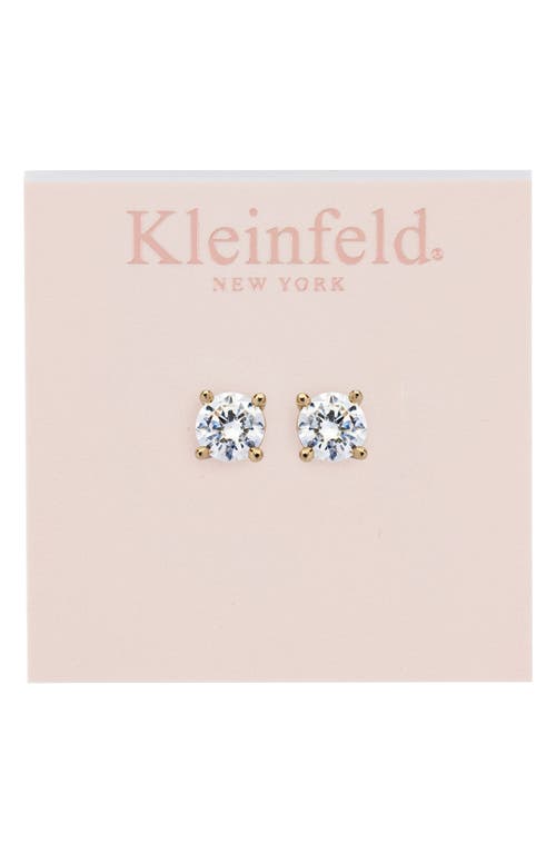 Kleinfeld Cubic Zirconia Small Round Stud Earrings