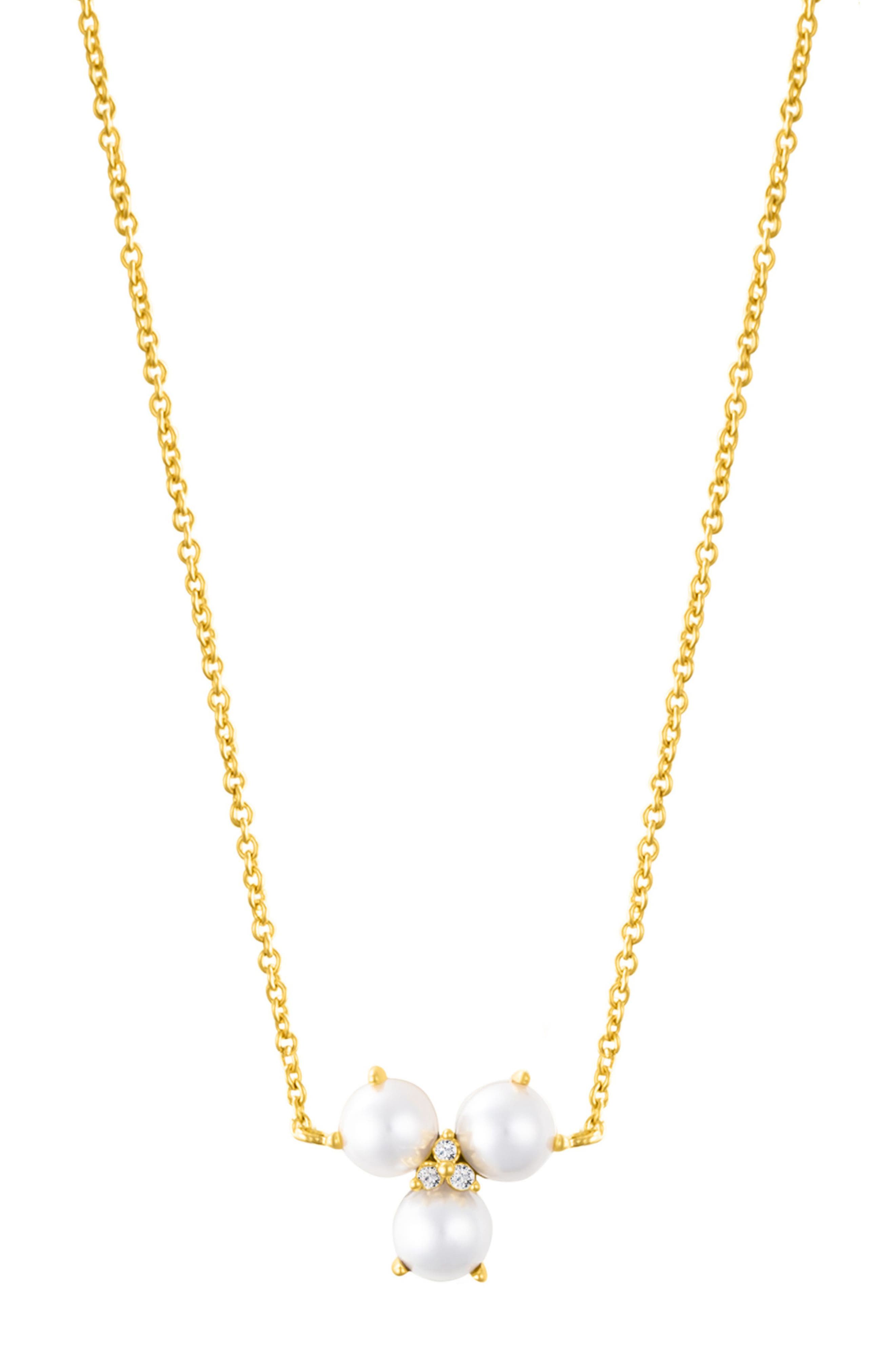 Adornia Freshwater Pearl Pendant Necklace