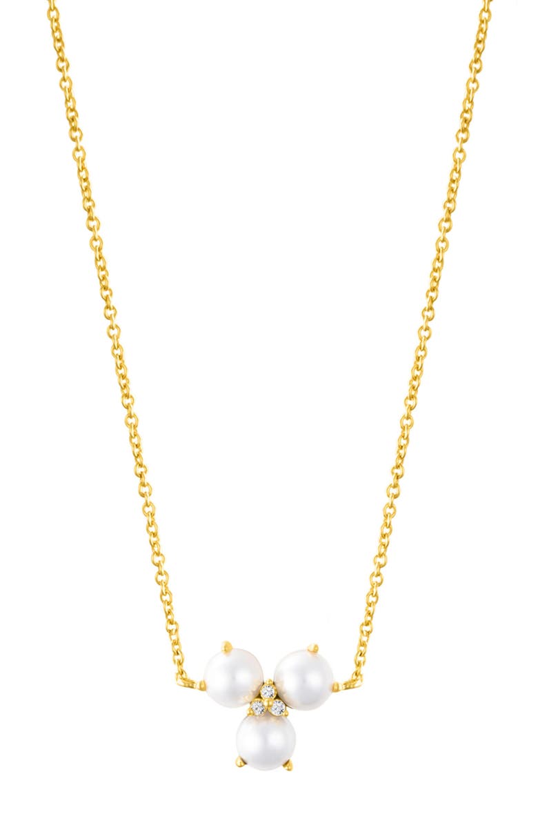 Adornia Freshwater Pearl Pendant Necklace, Main, color, White