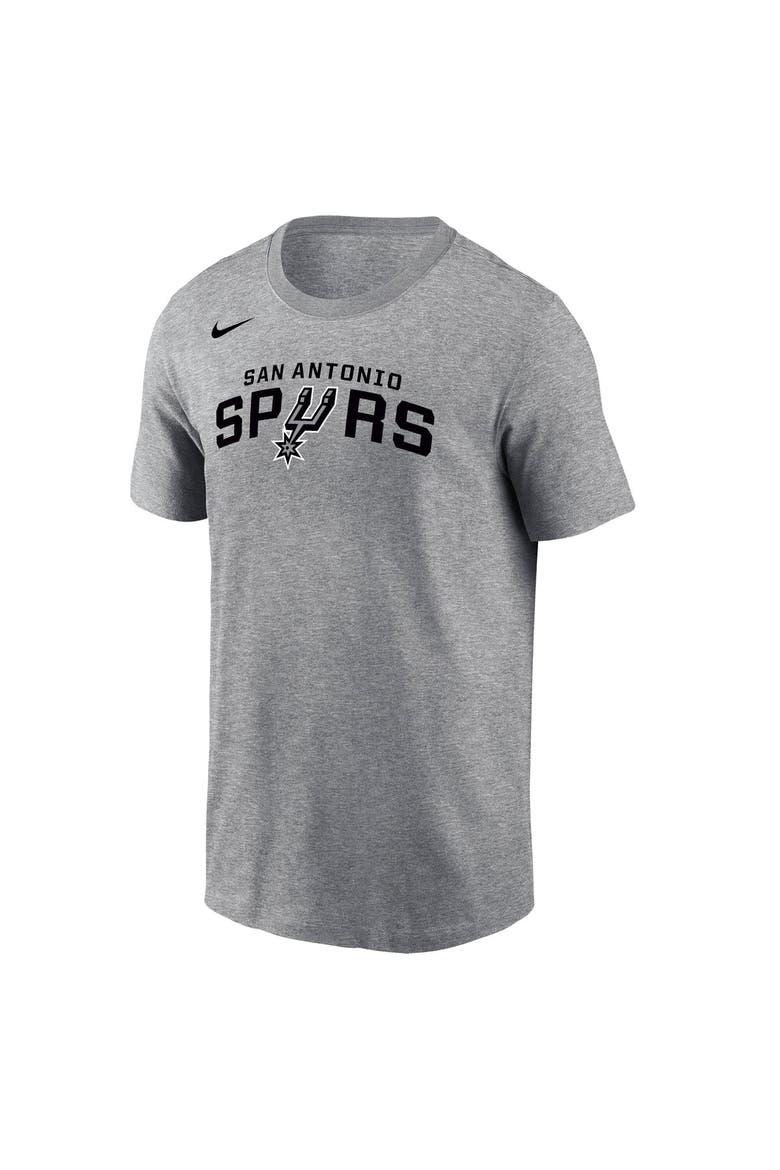 Men's Nike Gray San Antonio Spurs Logo T-Shirt, Alternate, color, Gray