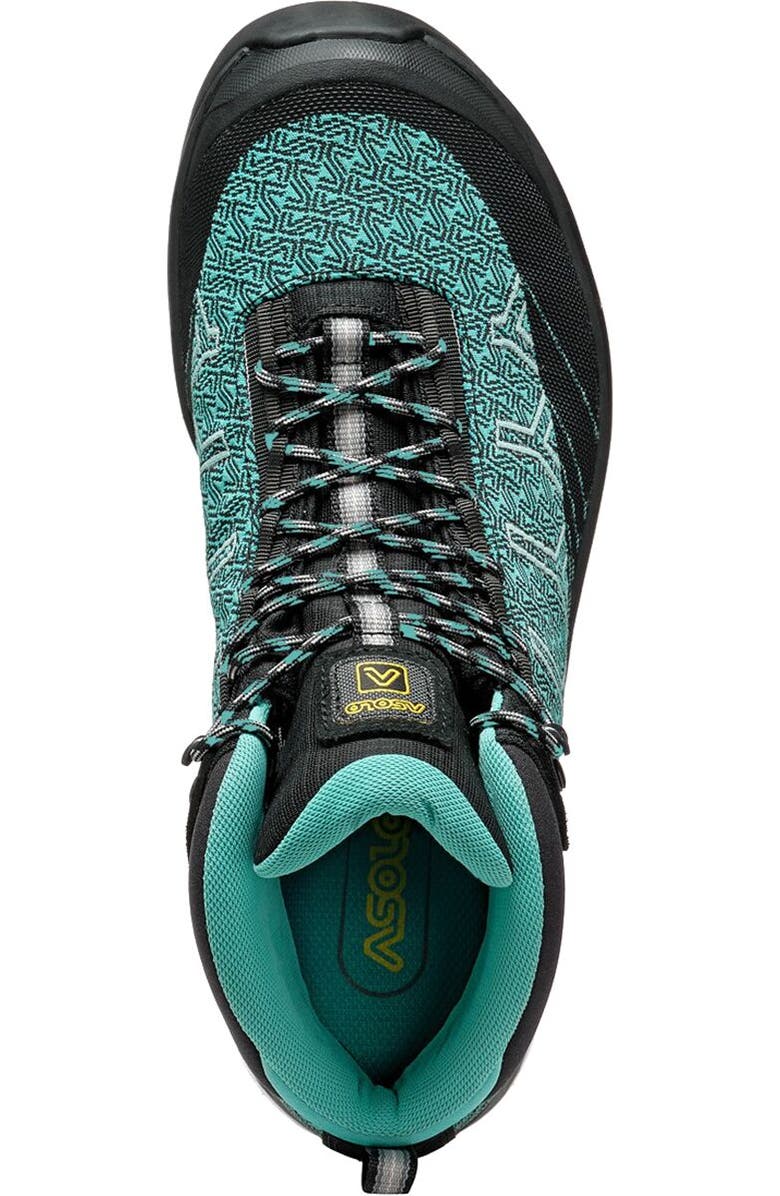 Asolo Falcon Evo Jaquard Gv Hiking Boot - Women's, Alternate, color, Black/Aqua Green