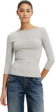 Cotton On Women's Close Knit Boat Neck
