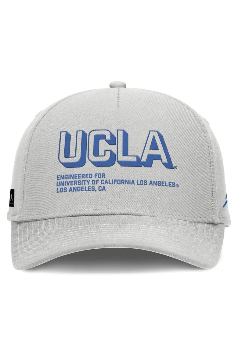 Men's Jordan Brand Gray UCLA Bruins 2025 Sideline Dust Pinched Rise Adjustable Hat, Alternate, color, Gray