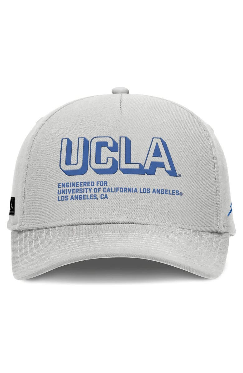 Jordan Brand Men's Jordan Brand Gray UCLA Bruins 2025 Sideline Dust Pinched Rise Adjustable Hat, Alternate, color, Gray