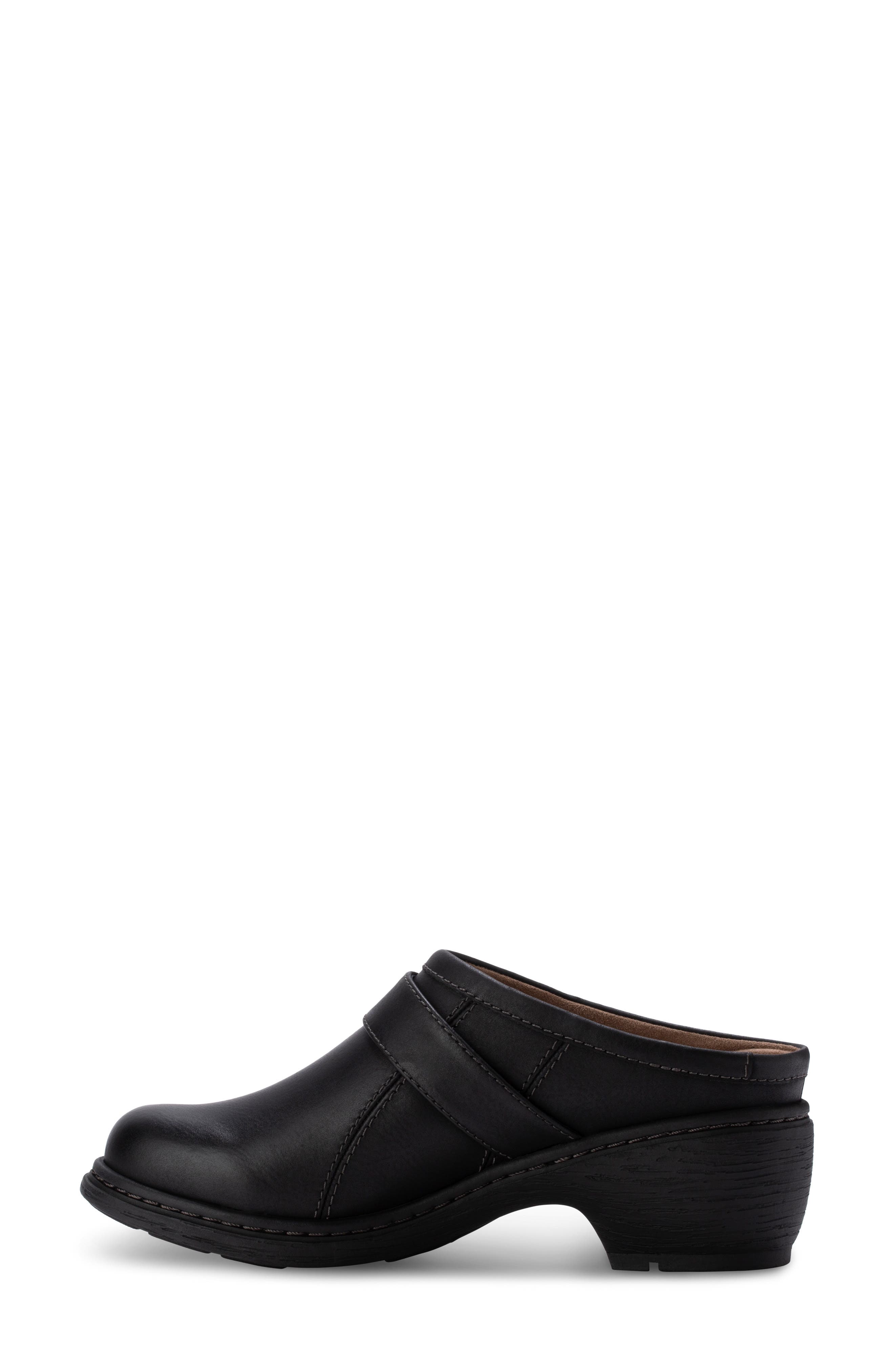 Eastland Cameron Buckle Mule, Alternate, color, Black
