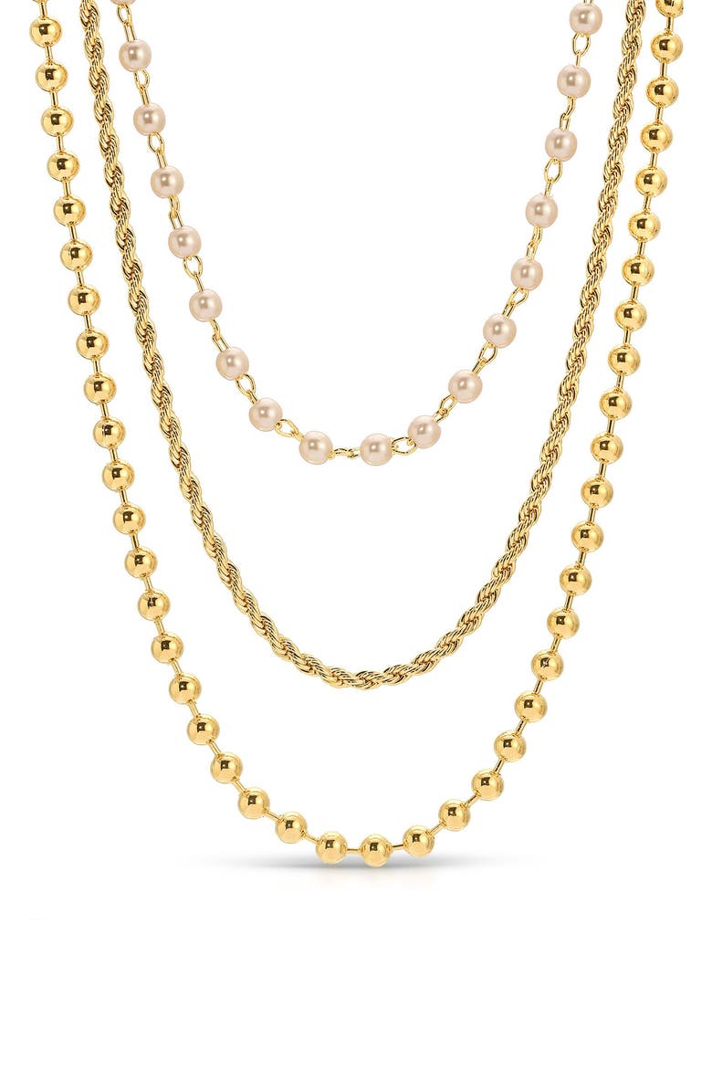Joy Dravecky Layered Chain Necklace, Main, color,