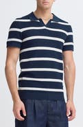 CASUAL FRIDAY Stripe Cotton Polo