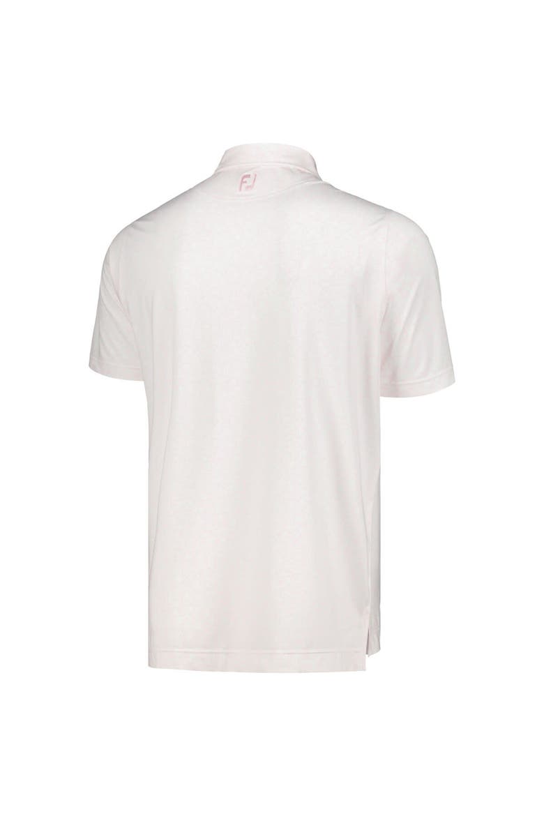 Men's FootJoy Light Pink THE PLAYERS Painted Floral Lisle ProDry Polo, Alternate, color, Light Pink
