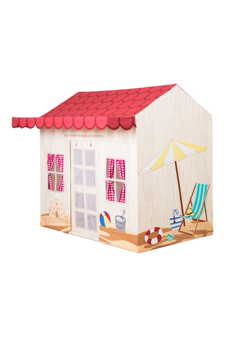 Beach House Canvas Tent, Main, color, MULTI