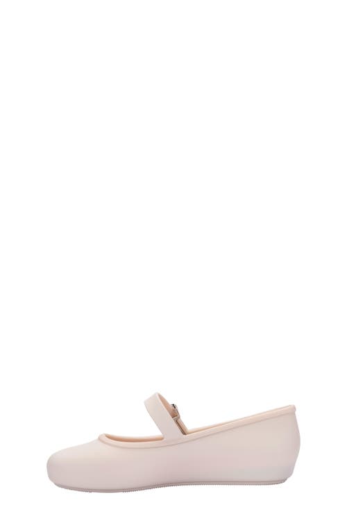 Mini Melissa Kids' Soft Ballerina Mary Jane Flat In Neutral