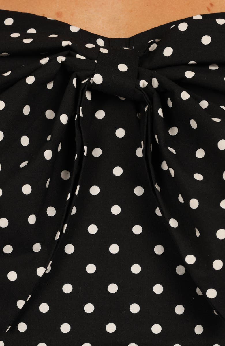 Petal & Pup Hailee Polka Dot Maxi Dress, Alternate, color, Black Polka Dot