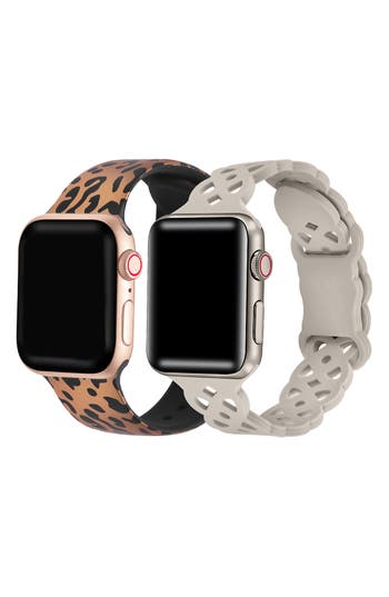 The Posh Tech Assorted 2-pack Silicone Apple Watch® Watchbands In Assorted