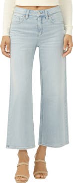 Silver Jeans Co. Avery Crop Wide Leg Jeans