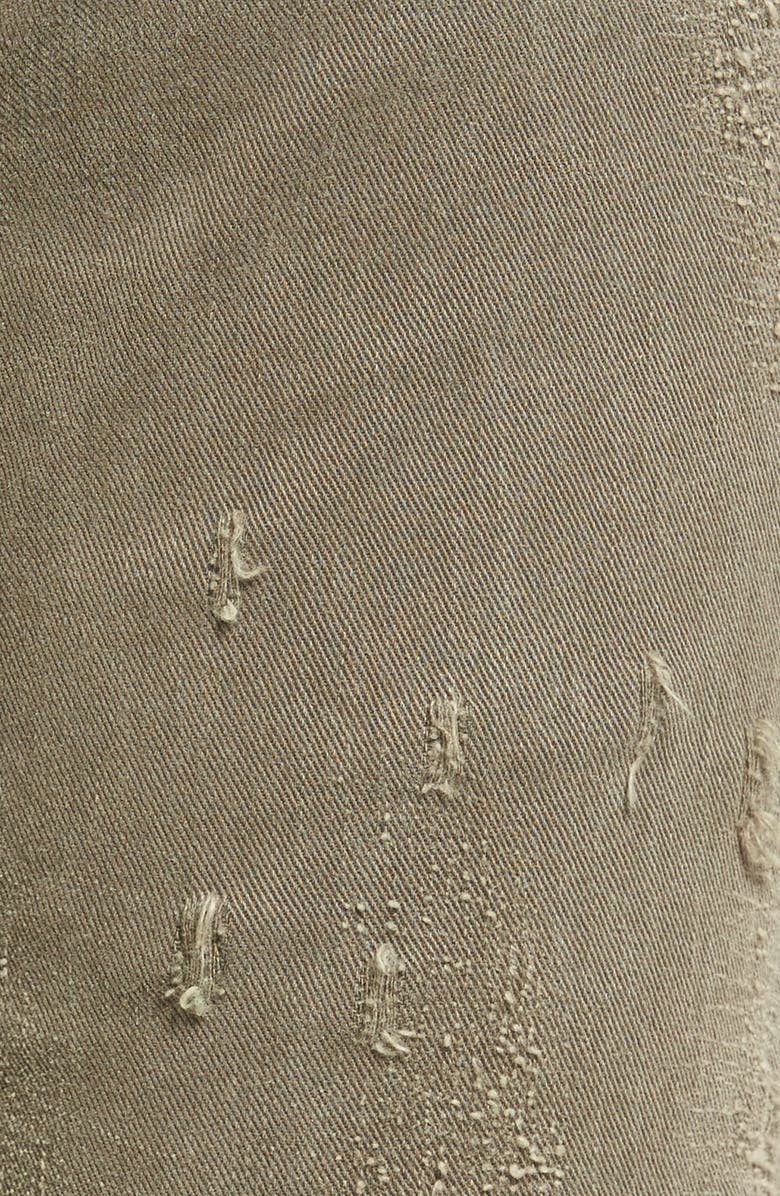 Hudson Jeans Riley Grommet Boyfriend Jeans, Alternate, color, Loden Gree