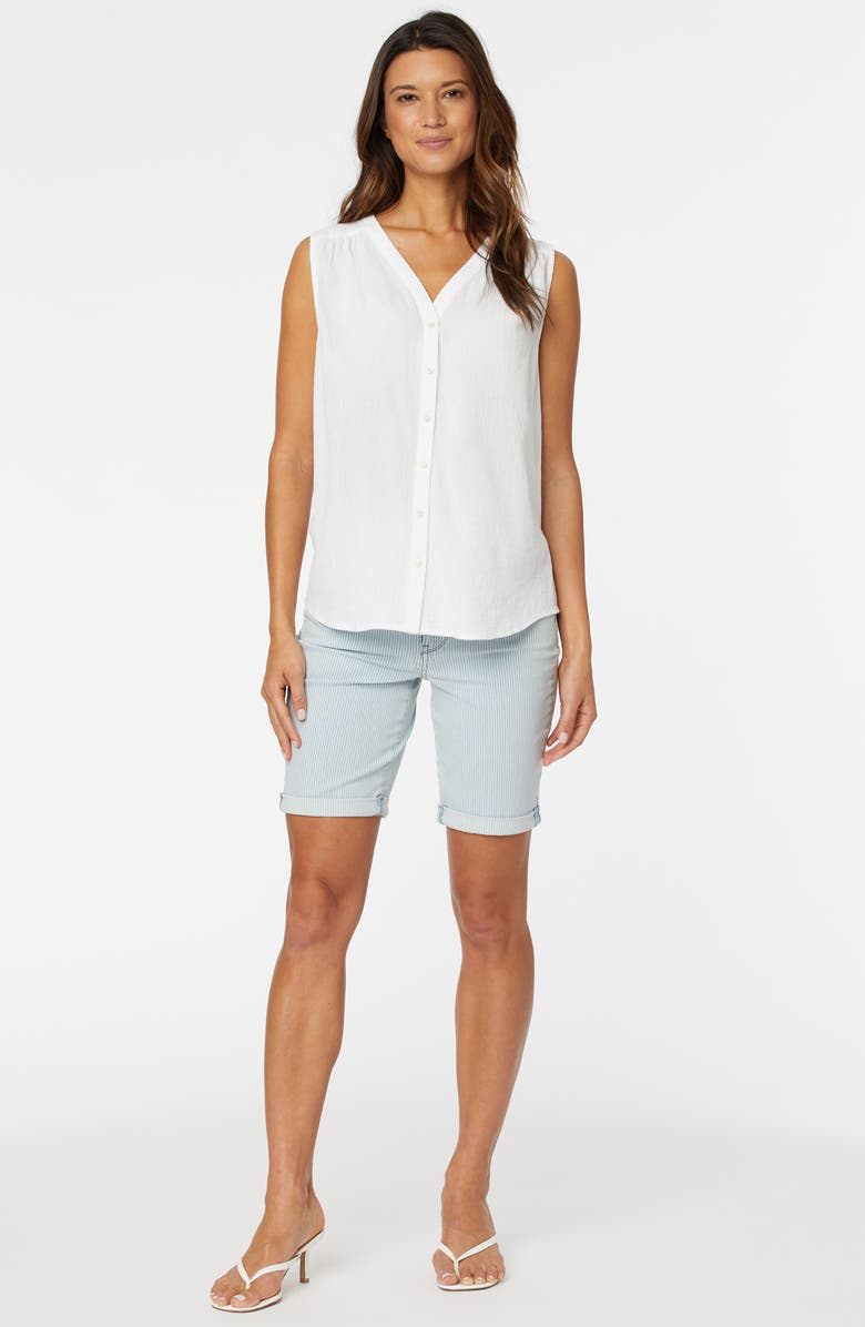 NYDJ Smocked Detail Gauze Tunic, Alternate, color,