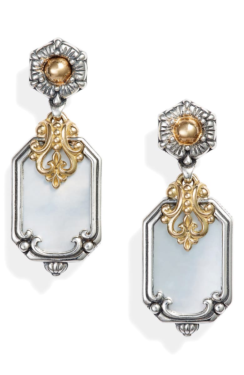 Konstantino Hestia Shield Drop Earrings, Main, color, 