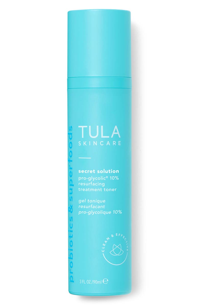 TULA Skincare Get Toned Pro-Glycolic 10% Resurfacing Toner, Main, color,