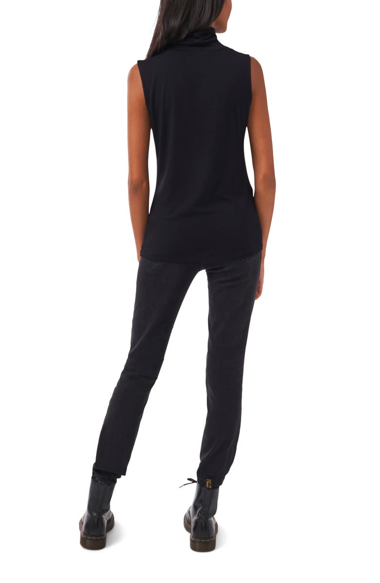 CeCe Turtleneck Sleeveless Knit Top, Alternate, color,