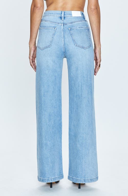 Pistola Lana High Waist Wide Leg Jeans In Blue