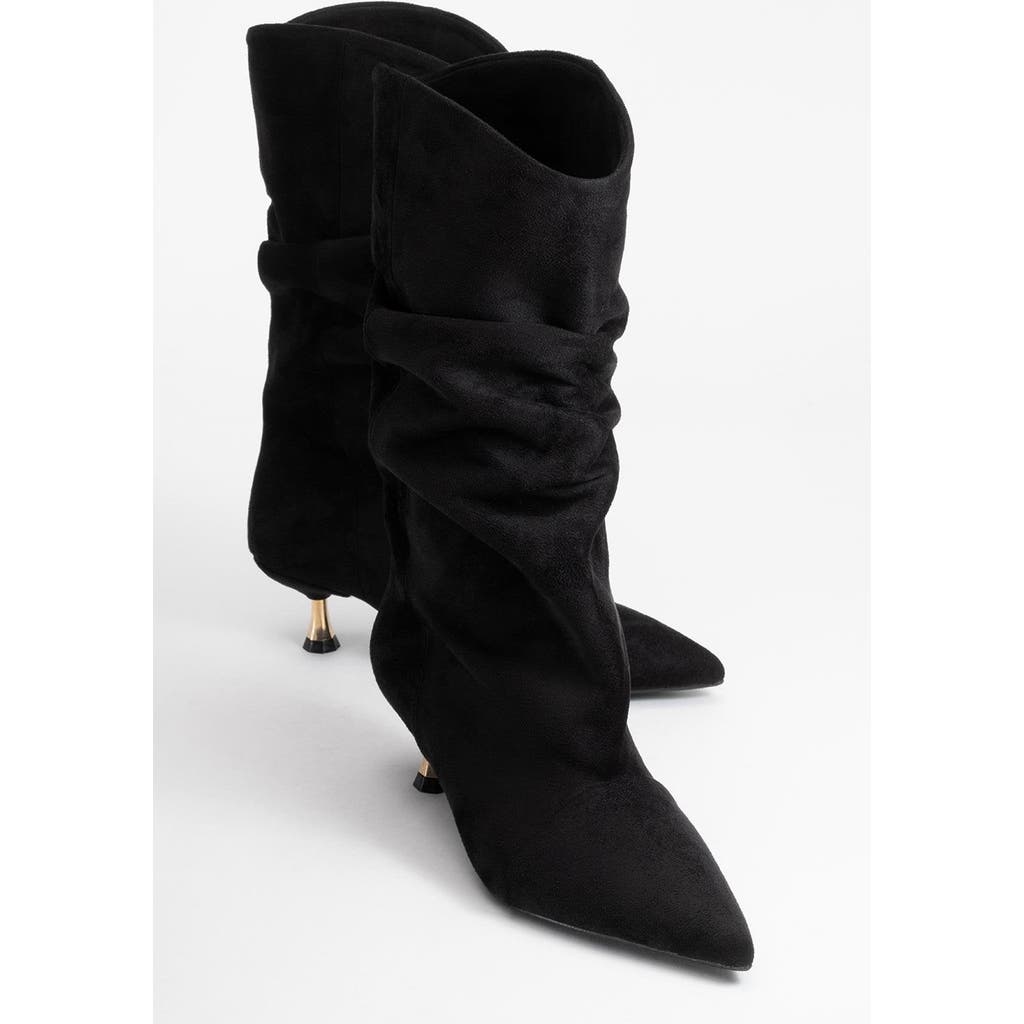 Prologue Shoes Stein Pointed Toe Boot In Black