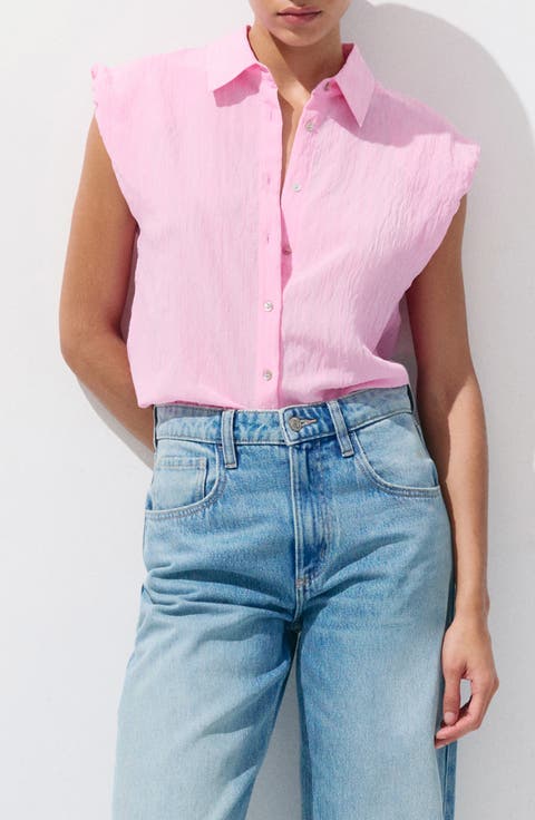 Embroidered Striped Shirt