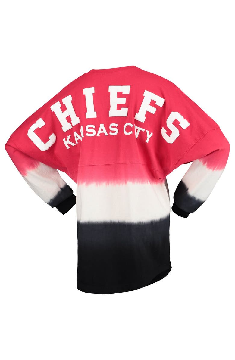FANATICS Women's Fanatics Branded Red/White Kansas City Chiefs Ombre Long Sleeve T-Shirt, Alternate, color,