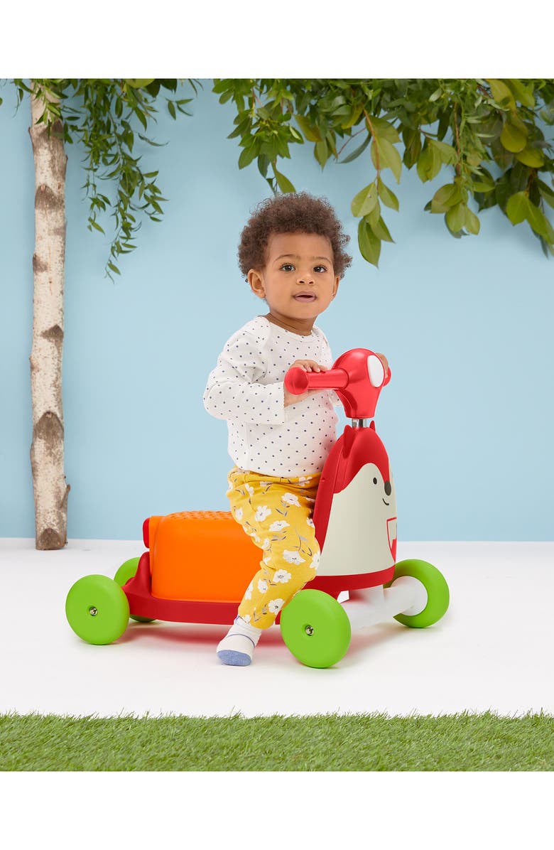 Skip Hop Zoo 3-In-1 Ride-On Fox Scooter, Alternate, color,